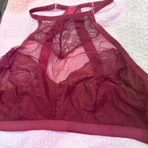 Torrid size (2)  Lace Bralette - Burgundy/Red Valentines